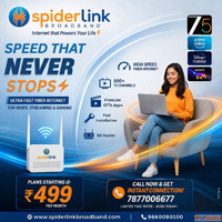 Best Broadband Connection in Jaipur Spiderlink Fiber Broadba...