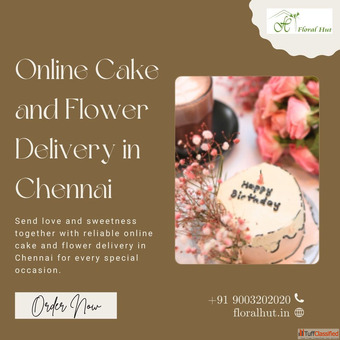 Same-day Online Cake and Flower Delivery in Chennai