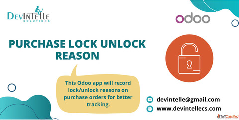 Purchase Lock Unlock Reason in Odoo