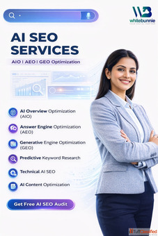 AI SEO Agency In India White Bunnie