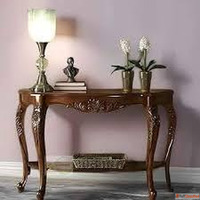 Half Round Console Table - Fits 90 Degree Corners Perfectly