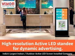 Reliable Digital Standee Manufacturer in Mumbai India Vision...