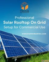 Professional Solar Rooftop On Grid Setup for Commercial Use