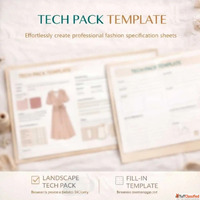 Tech Pack Template for Error Free Production ODD Factory
