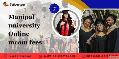 Manipal University Online mcom fees