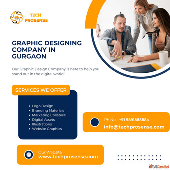 Best Graphic Designing Company in Gurgaon for Creative Branding Tech Prosense