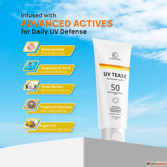 Protect Your Skin from Tan Harsh UV Rays with UV Tease Sunscreen