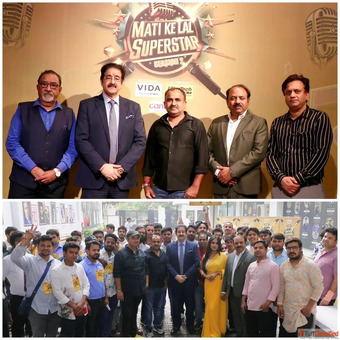 Grand Launch of Musical Television Series "Mati Ke Lal Superstar" at Marwah Studios