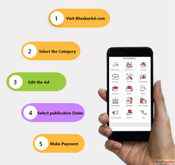 Book Newspaper Ads Online Easily Classified Ad Booking BhaskarAd