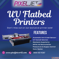Buy High-Speed Powerful UV Flatbed Printing Machine Pixeljet...