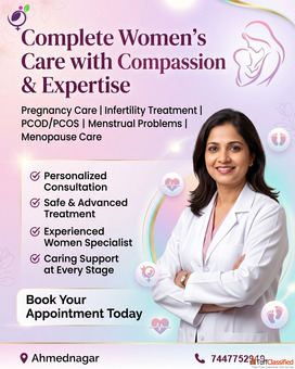 Best Gynecologist Ahmednagar for Pregnancy Women's Health