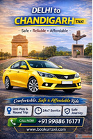 Delhi To Chandigarh Taxi