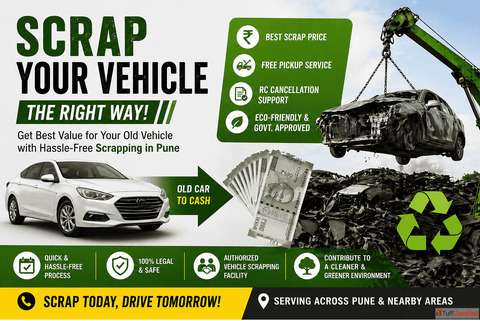 Scrap Your Vehicle in Pune Fast Legal Car Scrapping Service