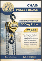 Get the Best Price on 500kg Chain Pulley Block - Order Now