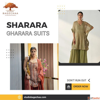 Festive Glam with Designer Sharara Gharara Trends