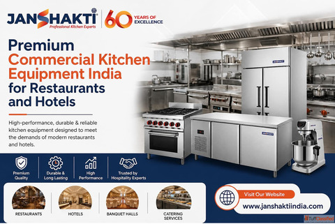 Premium Commercial Kitchen Equipment India for Restaurants and Hotels