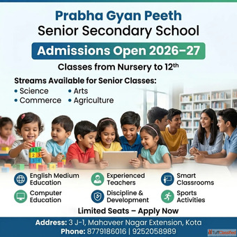 Best School in Mahaveer Nagar Prabha Gyan Peeth Senior Secondary School