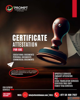 Certificate Attestation in Dubai