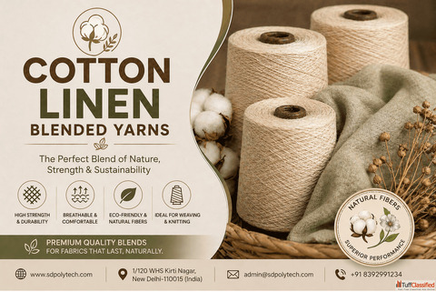 Which Industries Prefer COTTON LINEN BLENDED YARNS from SD Polytech
