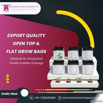 Export Quality Cocopeat Grow Bags Supplier in Chennai