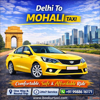 Mohali To Delhi Taxi