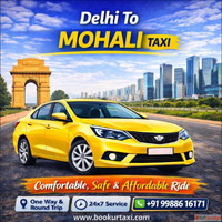 Mohali To Delhi Taxi