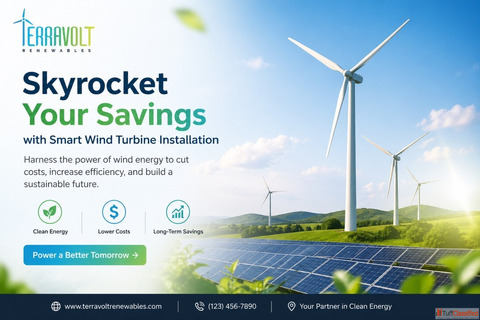 Skyrocket Your Savings with Smart Wind Turbine Installation TerraVolt Renewable
