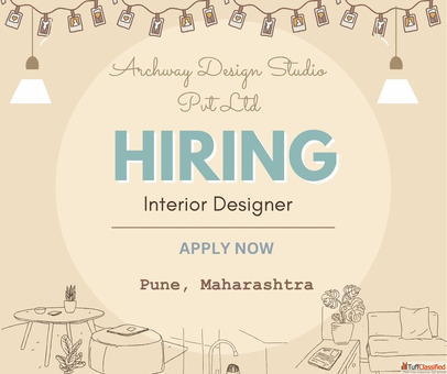 ARCHWAY Hiring Interior Designer - Creative Role with Real Projects