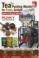 Tea Packing Machine for Fresh Airtight - Munky Packaging Mac...