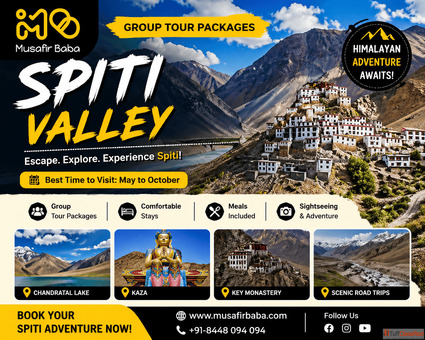 Spiti Valley Packages - Discover the Untouched Beauty of the Himalayas