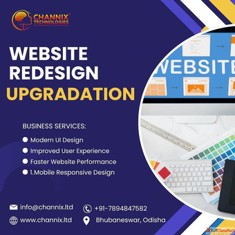 Website Redesign and Upgradation Services for Enhanced User Experience Modern Design and Improved Bu