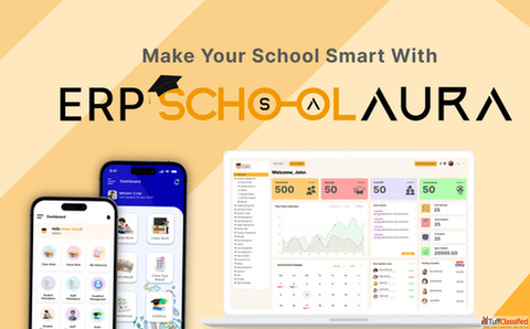 All In One School Management Software With Mobile App For Smart Schools - 3000rsper Month
