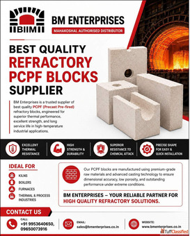Best quality refractory PCPF blocks supplier in India