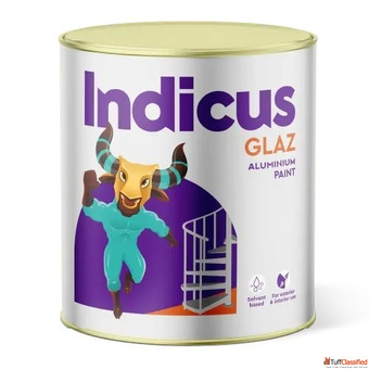 Glaz Aluminium Paint for Metal and Wood Surfaces - Indicus Paints
