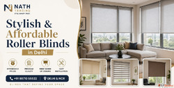 Stylish Affordable Roller Blinds in Delhi Nath Trading