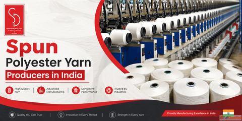 Top Spun Polyester Yarn Producers in India Wholesale Yarn Supplier