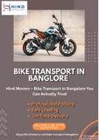 Bike Transport in Bangalore That Keeps Your Motorcycle Scrat...