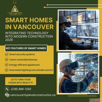 Smart Homes in Vancouver Integrating Technology into Modern Construction 2026