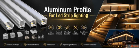 Aluminum Profile For LED Strip Lighting