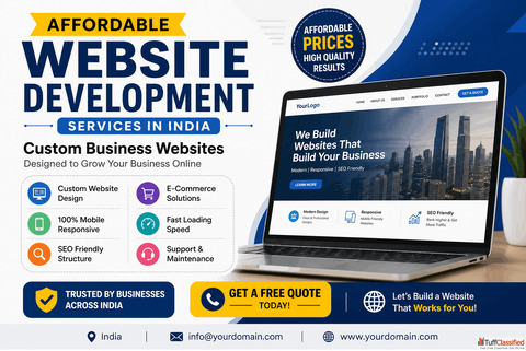 Affordable Website Development Services in India - Custom Business Websites
