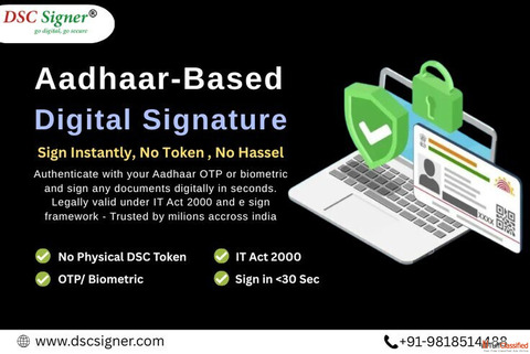 Aadhaar Based Digital Signature Software