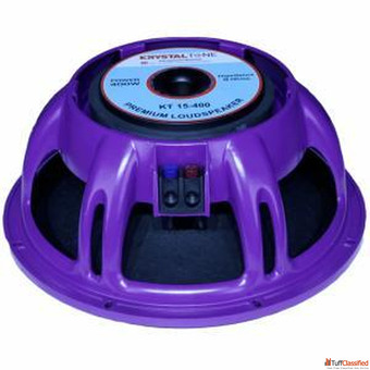 Reliable Performance Ferrite DJ Speaker 15 Inch 400 Watt Model KT 15-400