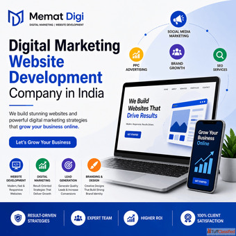 Memat Digi - Digital Marketing Website Development Company in India