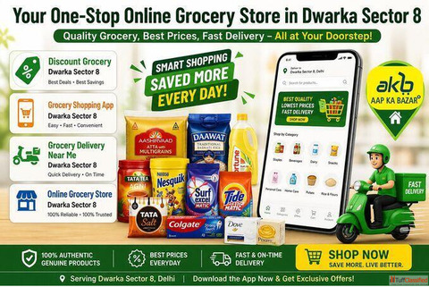 Dwarka Grocery Delivery and App Based Shopping Hub