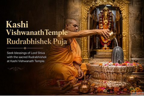 Kashi Vishwanath Temple Rudrabhishek Puja - Vedaangam