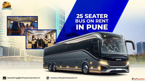Book a Bus on Rent in Pune Vihaan Travels
