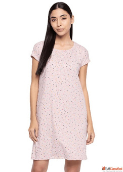 Women Nighty Cotton Sleepwear Soft Comfortable Night Dress Ladies Nightwear Daily Wear Nighty