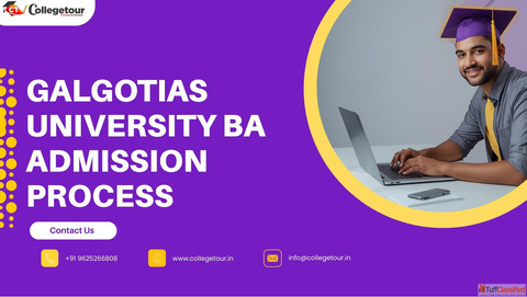 Galgotias University BA Admission Process