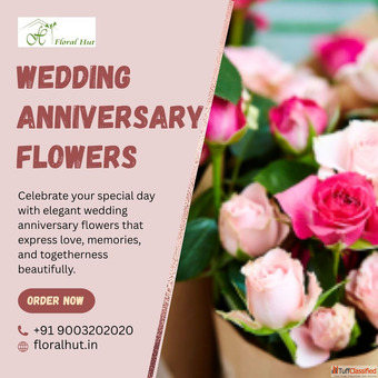 wedding anniversary flowers bouquet for couple