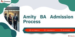 Amity BA admission process